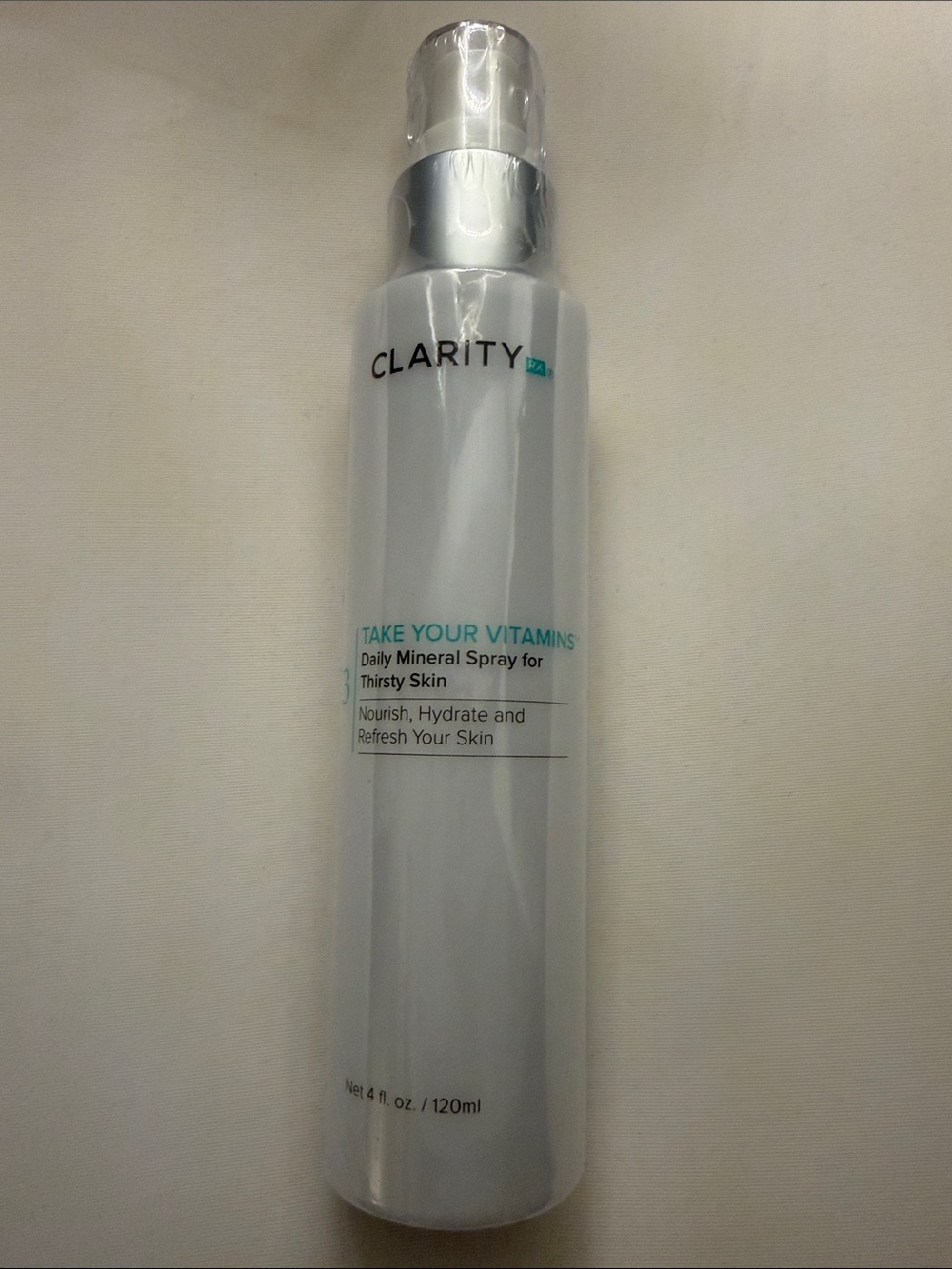 CLARITY Take Your Vitamins Daily Mineral Spray - Silver Bottle